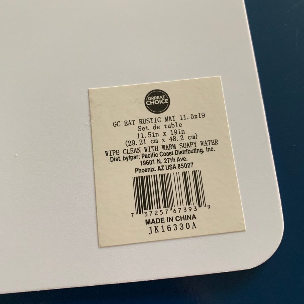 🐕‍🦺❗️Set of 4 Pet food mats 11.5" x 19" - Picture 3 of 3